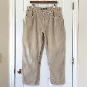 Exchange Unlimited 90's Vintage Wide Wale Corduroy Straight Leg Pants 38 x 29